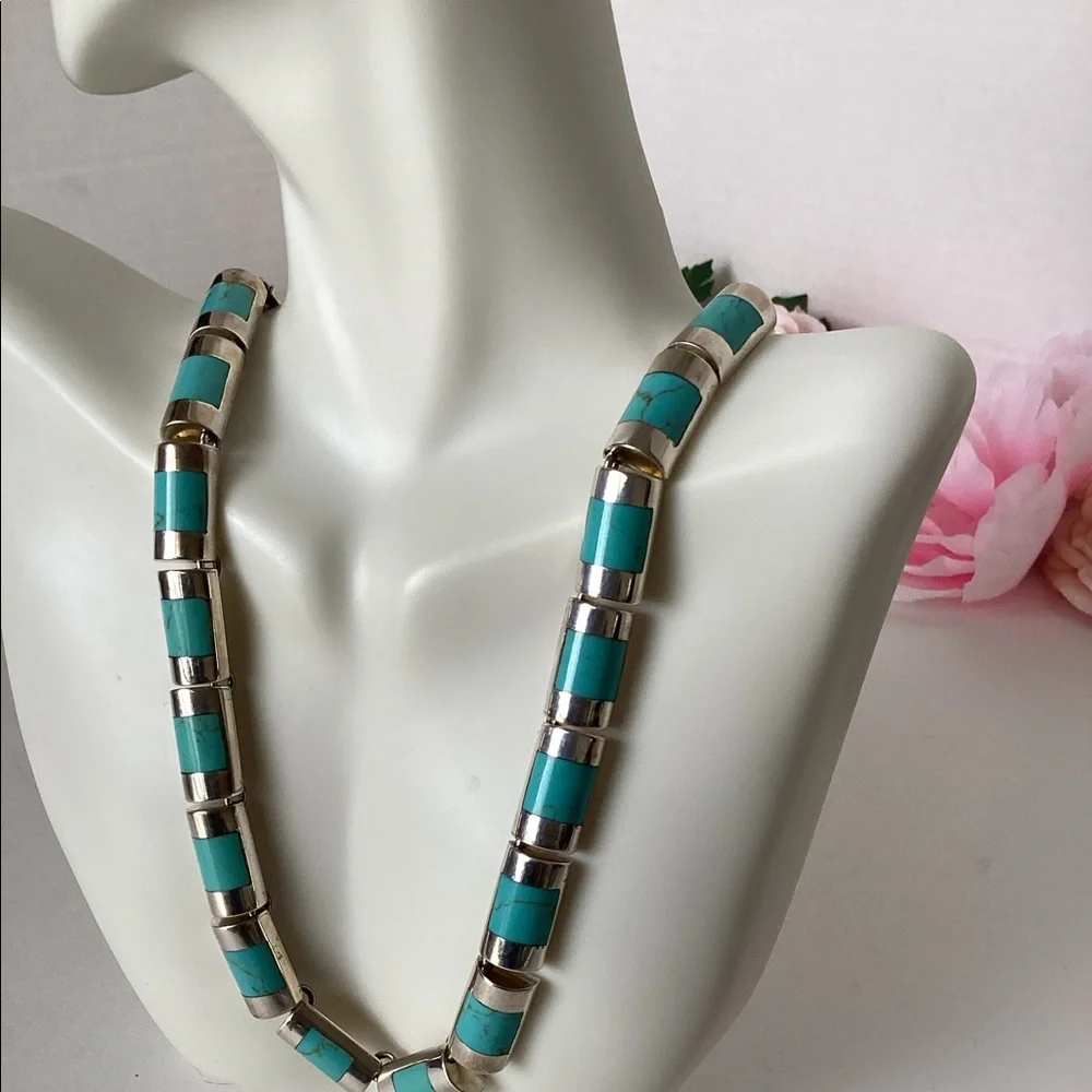 HOST PICK! STERLING & TURQUOISE NECKLACE - Picture 6 of 6
